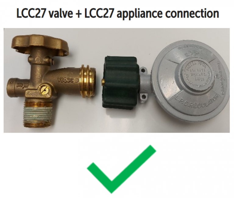 New LPG gas bottle fittings are coming in 2021. - Freezetec