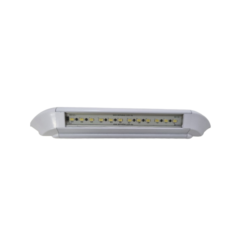 Awning Light 45Degree Led Alloy 243mm White 12v 