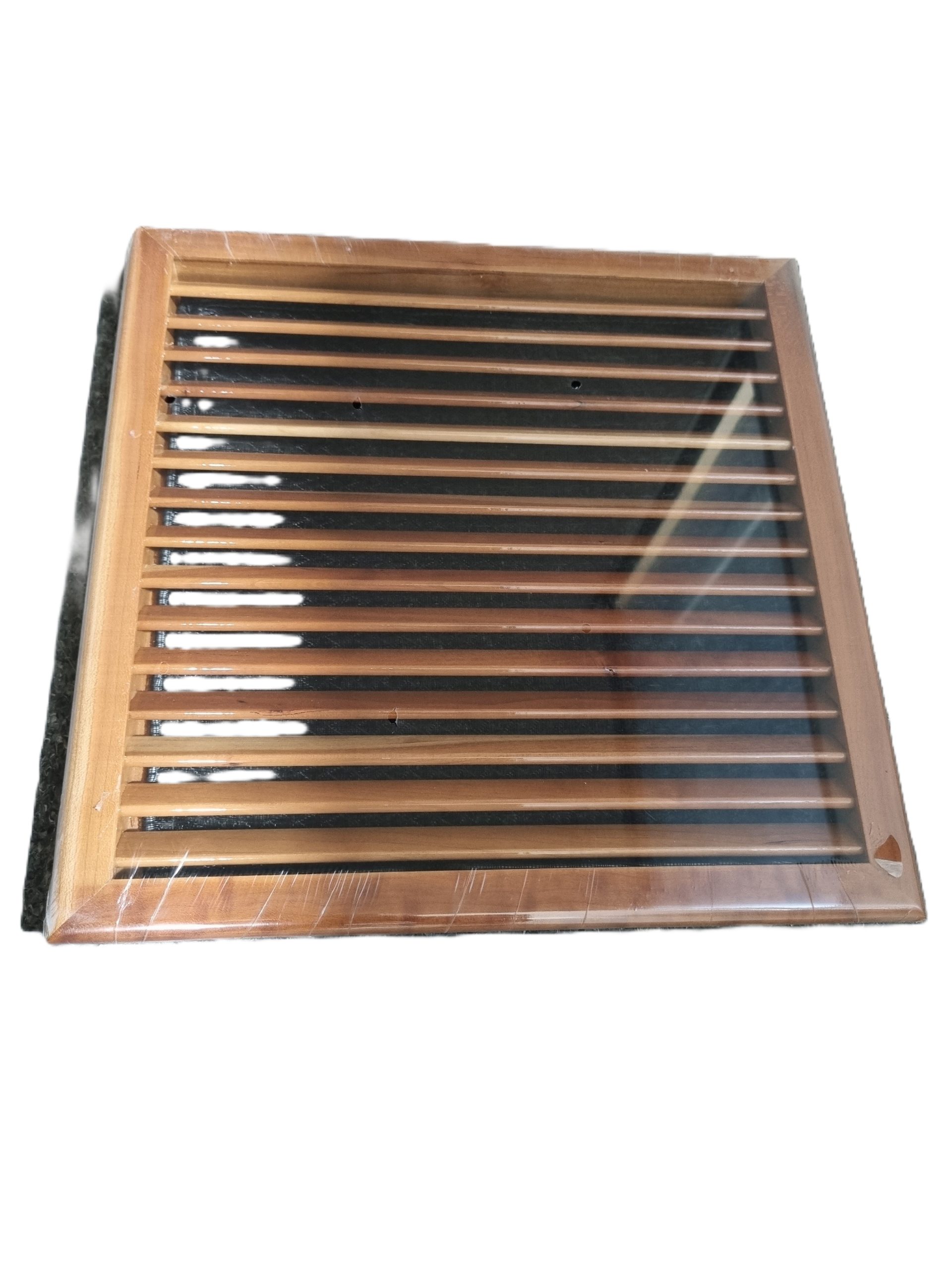 All Timber Grille 10′ x 10′ Return Air single louvre non-adjustable – Cherry 