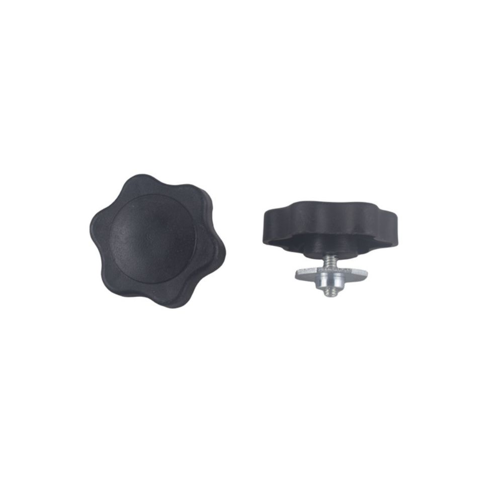 Carefree Pair of black locking knob w/nut 901022 