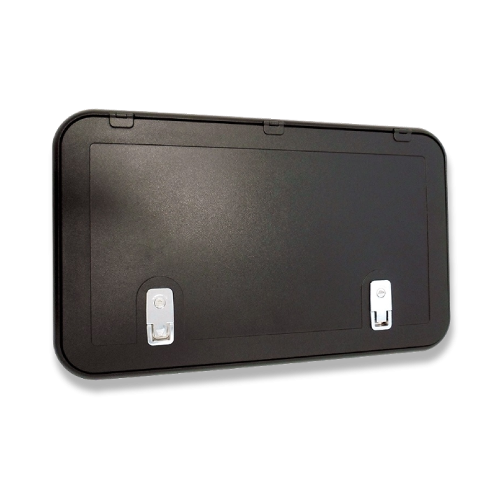 Coast to Coast door 10 – Black tunnel boot 710x411x45mm 