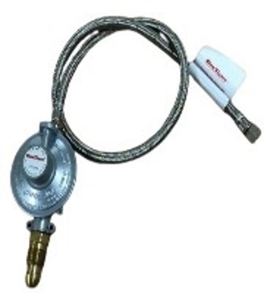 HardNose BBQ Regulator & Hose 1/4bsp Swivel 1200mm 