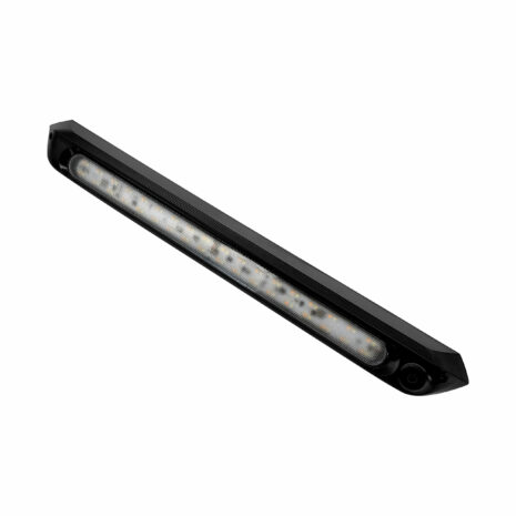 LED Awning light White/Amber black shell with switch 500mm 