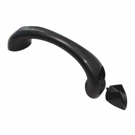 Black plastic grab handle XJ6HANDLE08 