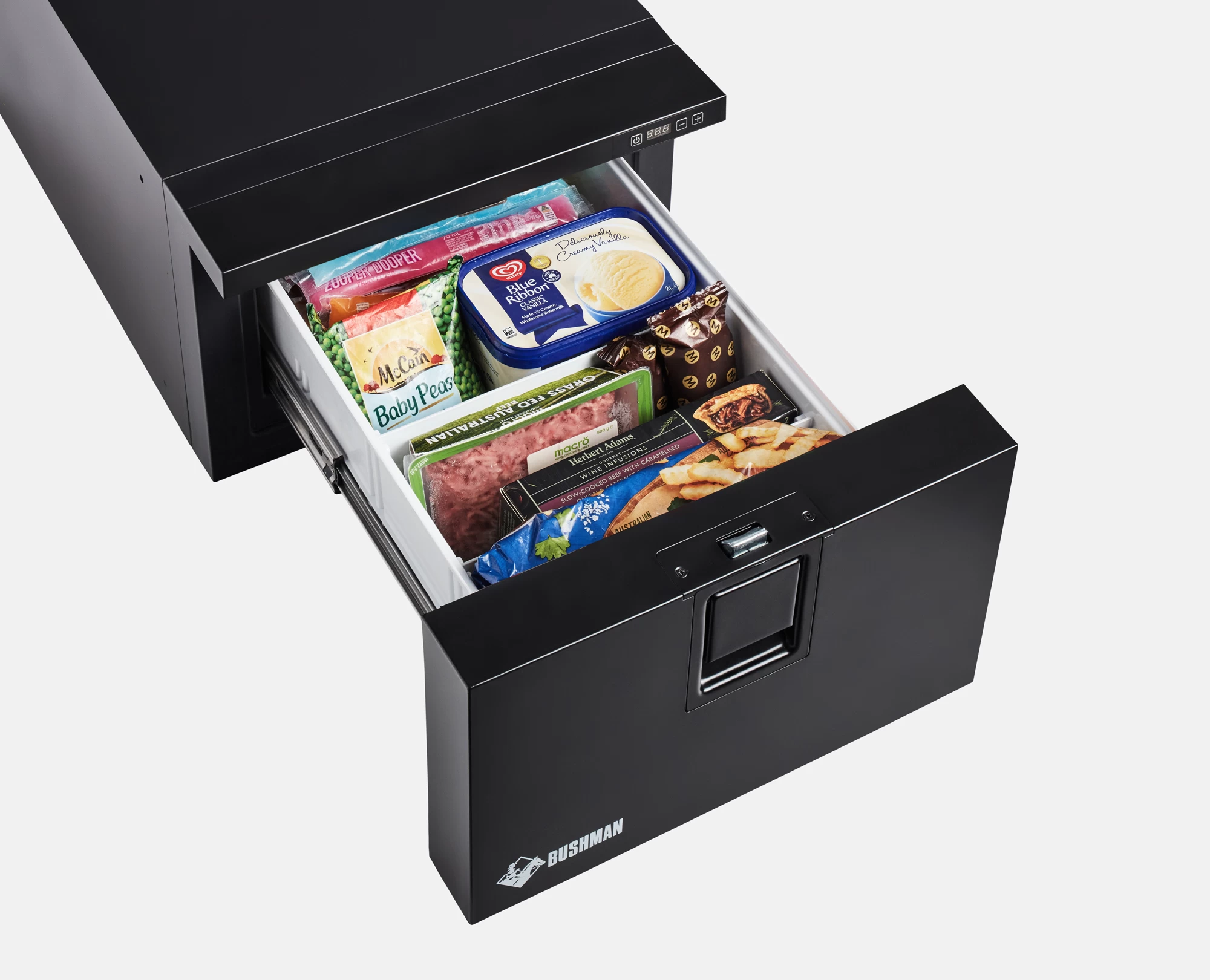 Bushman DF30-HD 30L Drawer fridge/Deep Freezer Heavy Duty Series 12V/24V 